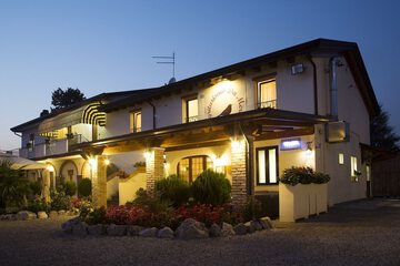 Front of property - evening/night