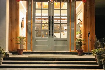 Front of property - evening/night