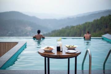 Rooftop pool