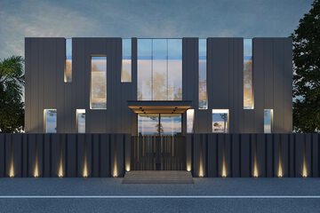 Front of property - evening/night