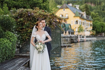 Outdoor wedding area
