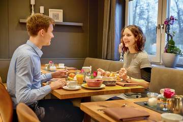 Couples dining