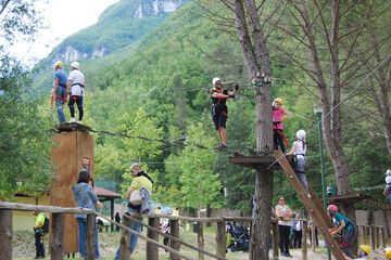 Outdoor rock climbing