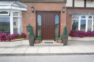 outside