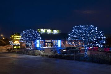 Front of property - evening/night