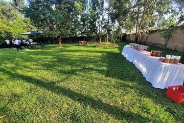 Outdoor banquet area