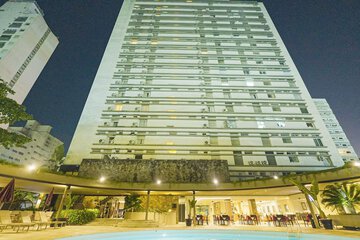 Front of property - evening/night