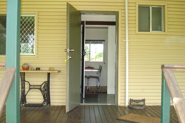 Interior entrance