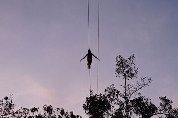 Ziplining