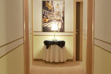 Interior entrance