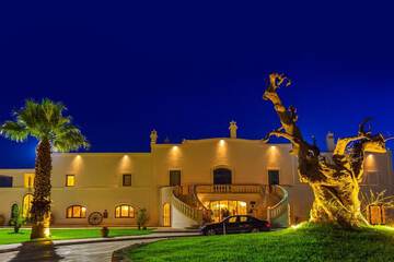 Front of property - evening/night