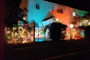 Front of property - evening/night