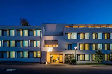 Front of property - evening/night