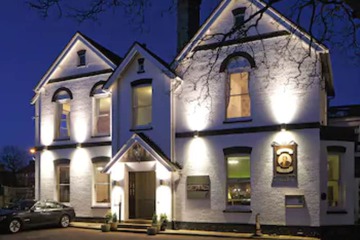 Front of property - evening/night