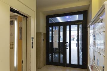Interior entrance