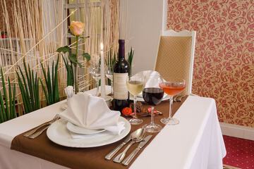 Couples dining