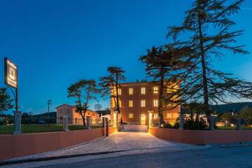 Front of property - evening/night