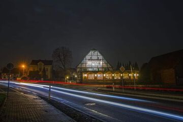 Front of property - evening/night