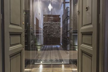 Interior entrance