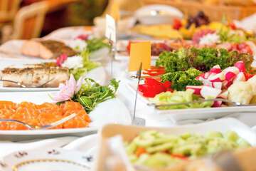 Breakfast buffet