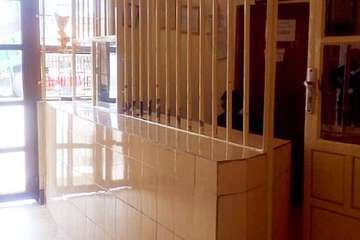 Interior entrance