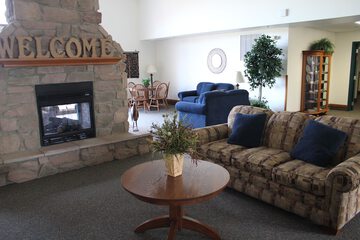 Lobby sitting area