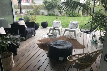 outside