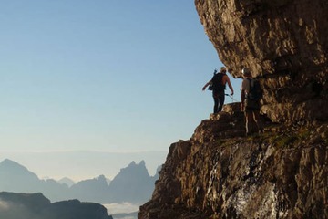 Outdoor rock climbing