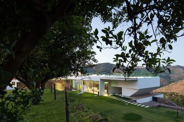 Front of property - evening/night