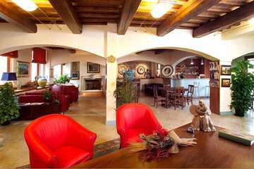 Lobby sitting area