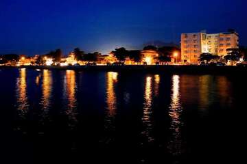 Front of property - evening/night