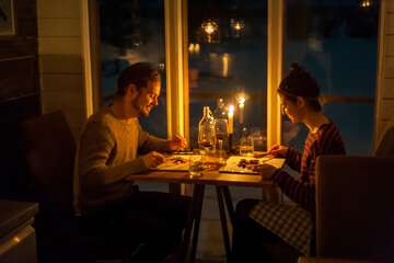 Couples dining