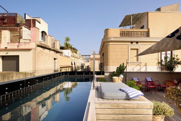 Rooftop pool