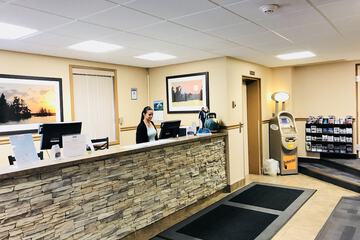 Check-in/check-out kiosk