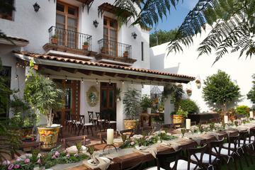 Outdoor wedding area