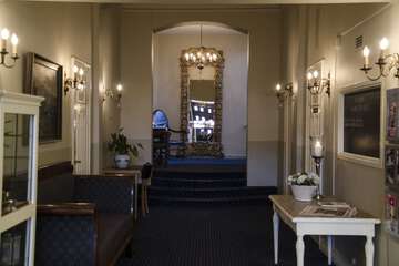 Interior entrance