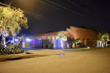 Front of property - evening/night