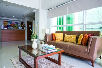 Lobby sitting area