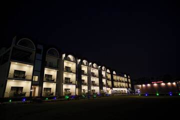 Front of property - evening/night