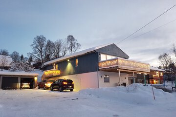 Front of property - evening/night