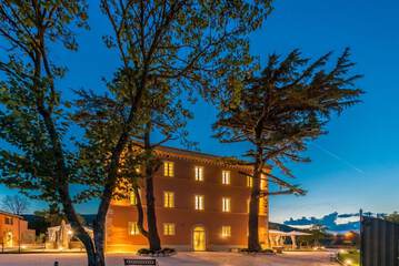 Front of property - evening/night
