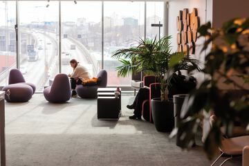 Lobby sitting area