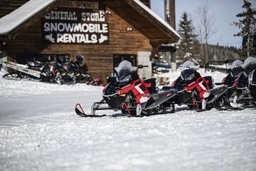 Snowmobiling