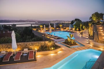 Front of property - evening/night