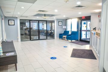 Lobby sitting area
