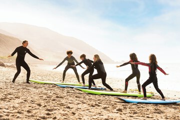 Surfing/boogie boarding