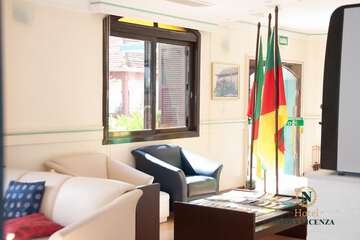 Lobby sitting area