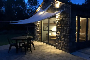 outside