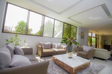 Lobby sitting area