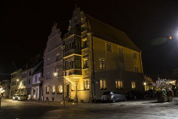 Front of property - evening/night